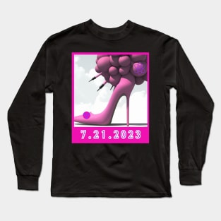 BARBENHEIMER ATOMIC PINK SUMMER. 7-21-2023. BARBENHEIMAGEDDON Long Sleeve T-Shirt